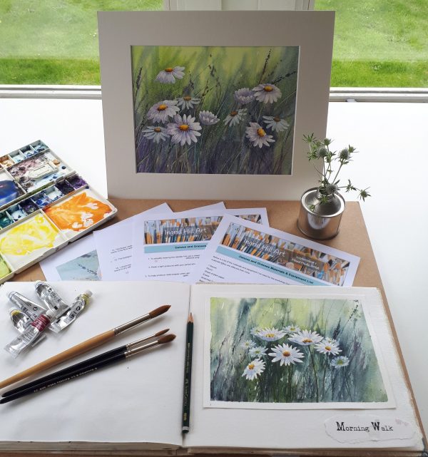 Daisies & Grasses Watercolour Workshop