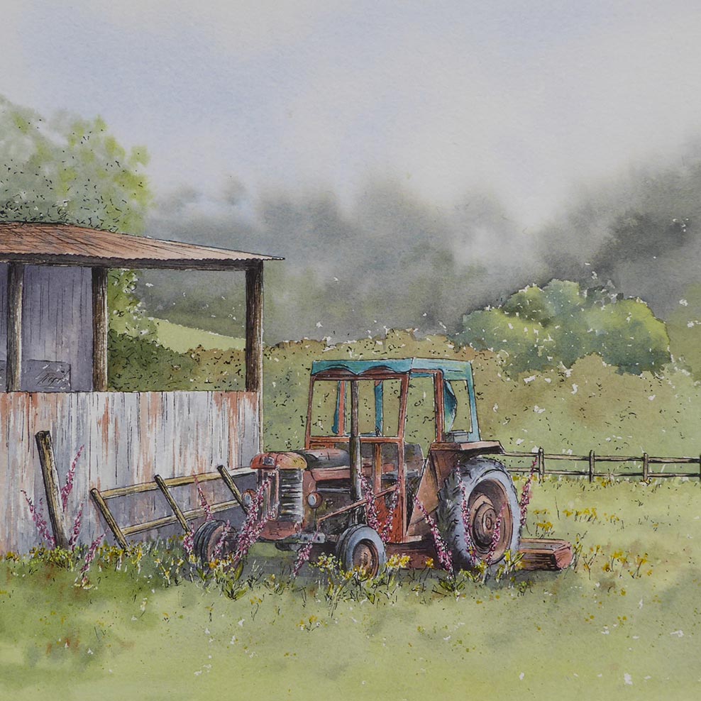 Tractor painting