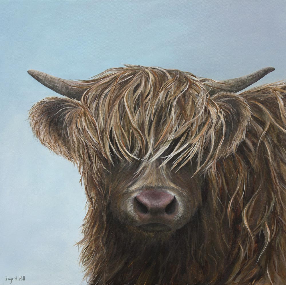 Cow painting, Hattie