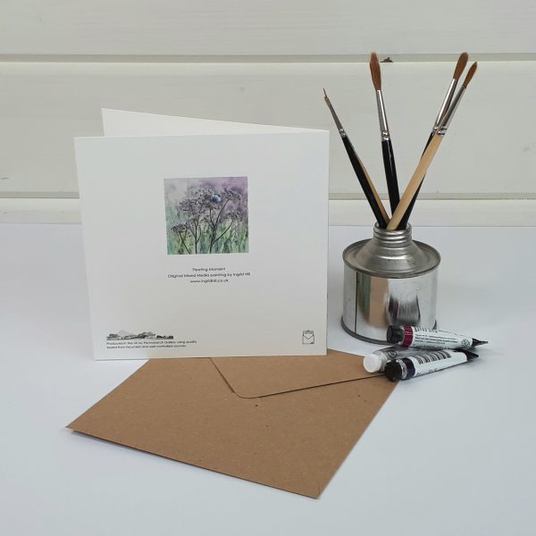Fleeting Moment - a butterfly greetings card