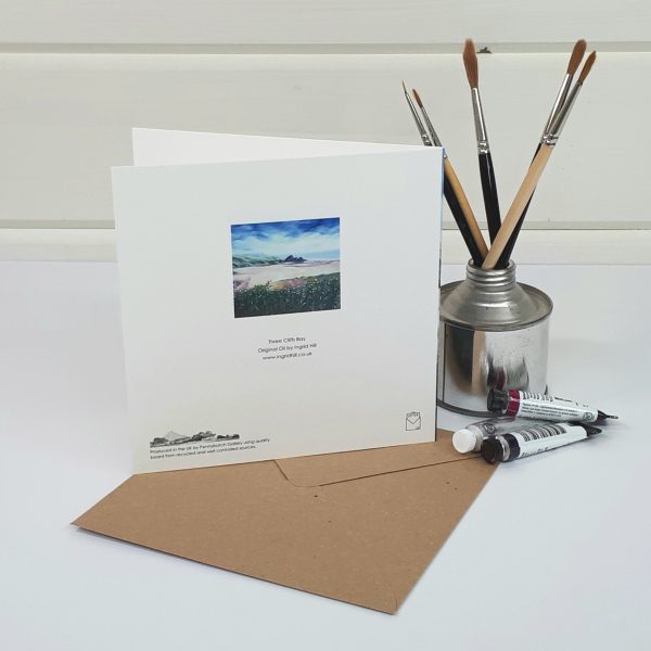 Three Cliffs Bay - a Gower greetings card